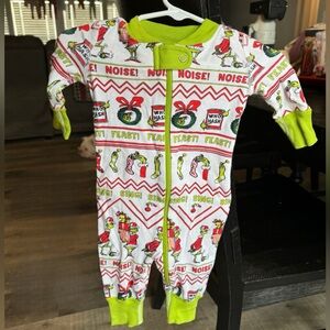 Dr. Seuss Grinch Baby Zip Sleeper